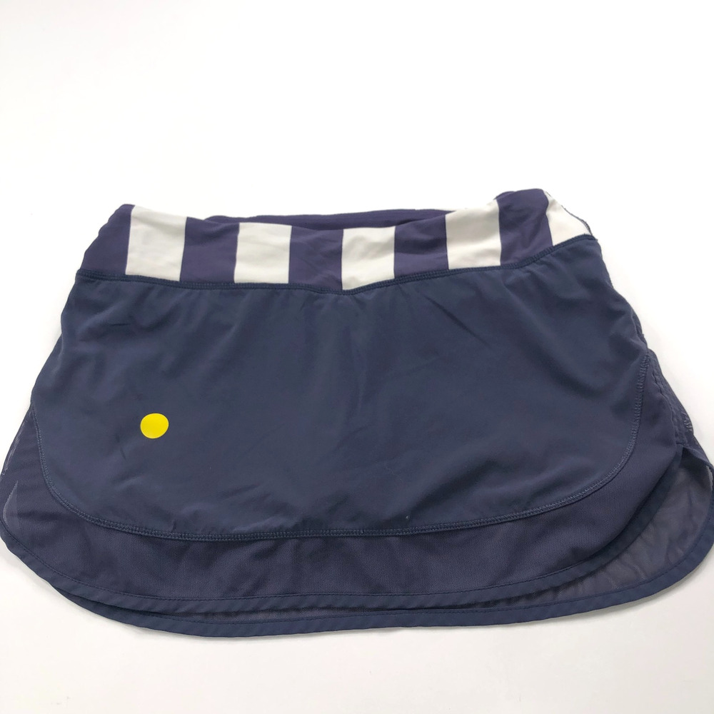 Lululemon 6 (Fit 28In) Golf Tennis Skirt Skort 3" Shorts Blue PLS READ